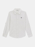 GUESS POPLIN ADJ. LS SHIRT_CEREMONY
