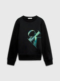 CALVIN KLEIN JEANS HYPER REAL MONOGRAM FLEECE CN