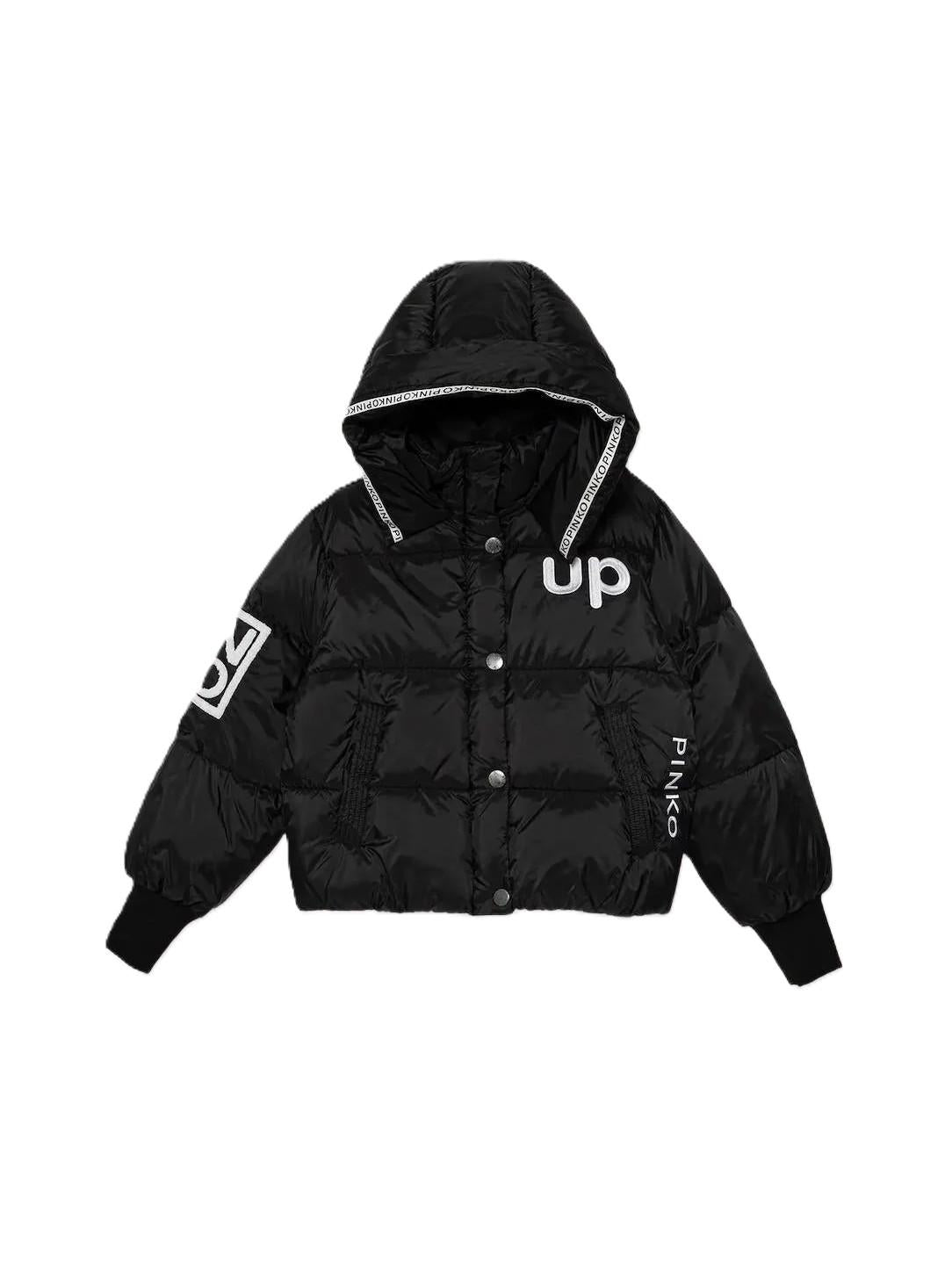 GIUBBOTTO IMBOTTITO CON LOGHI PINKO 