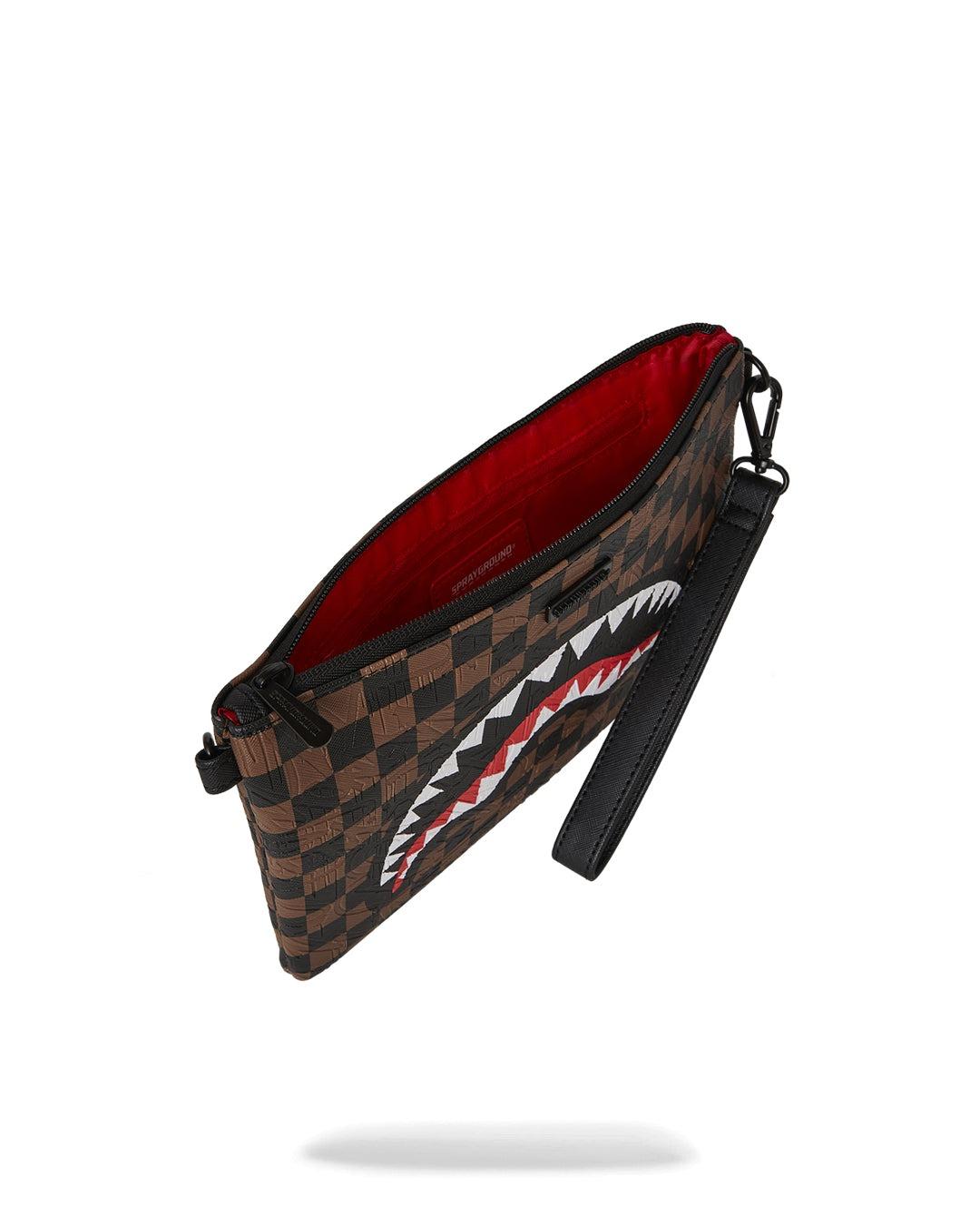 CHECK 2 EMBOSS CROSSOVER U<BR/>CLUTCH 