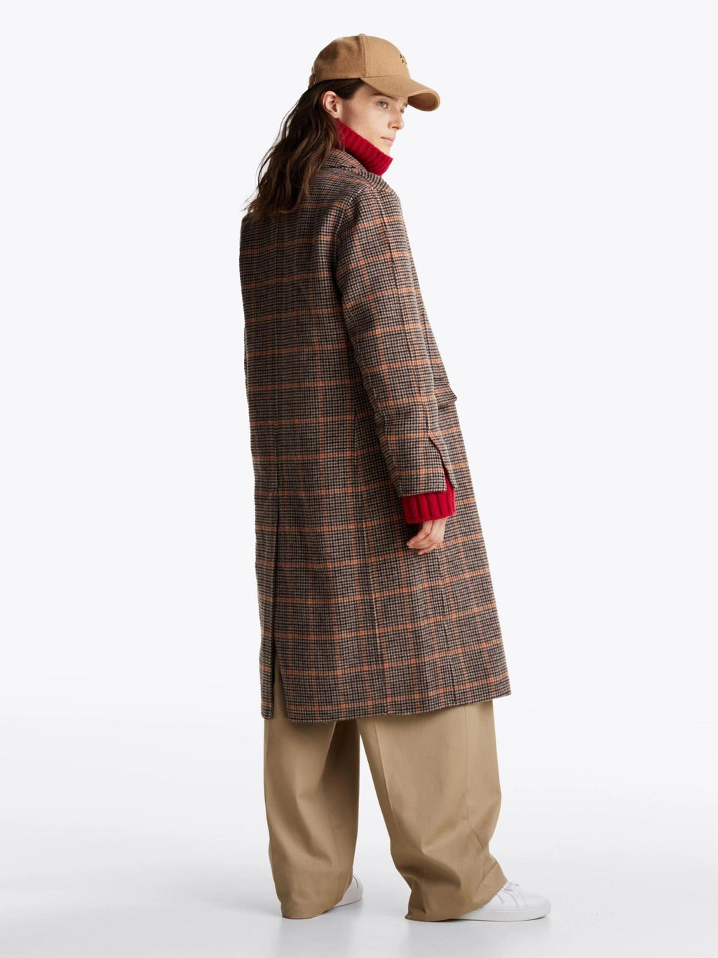 REG DF WOOL DB CHECK WW0WW43216/0PA TOMMY HILFIGER