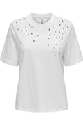 ONLJULIA LIFE S/S TOP BOX JRS 15324847/Bright White ONLY