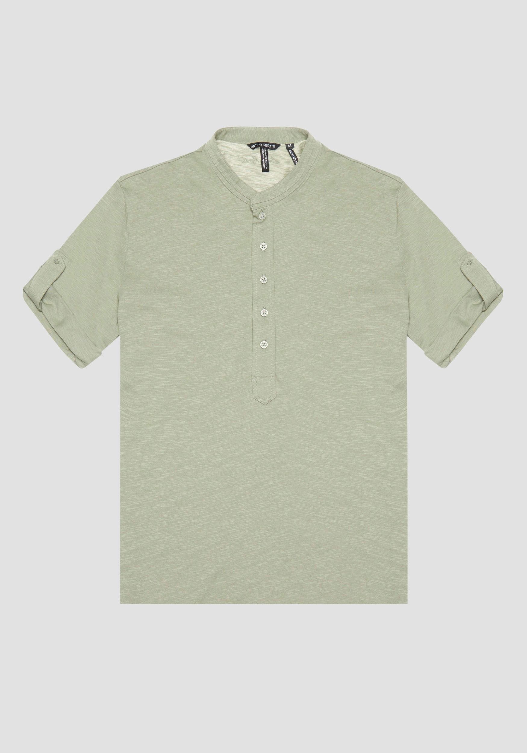 T-SHIRT REGULAR FIT IN COTONE 