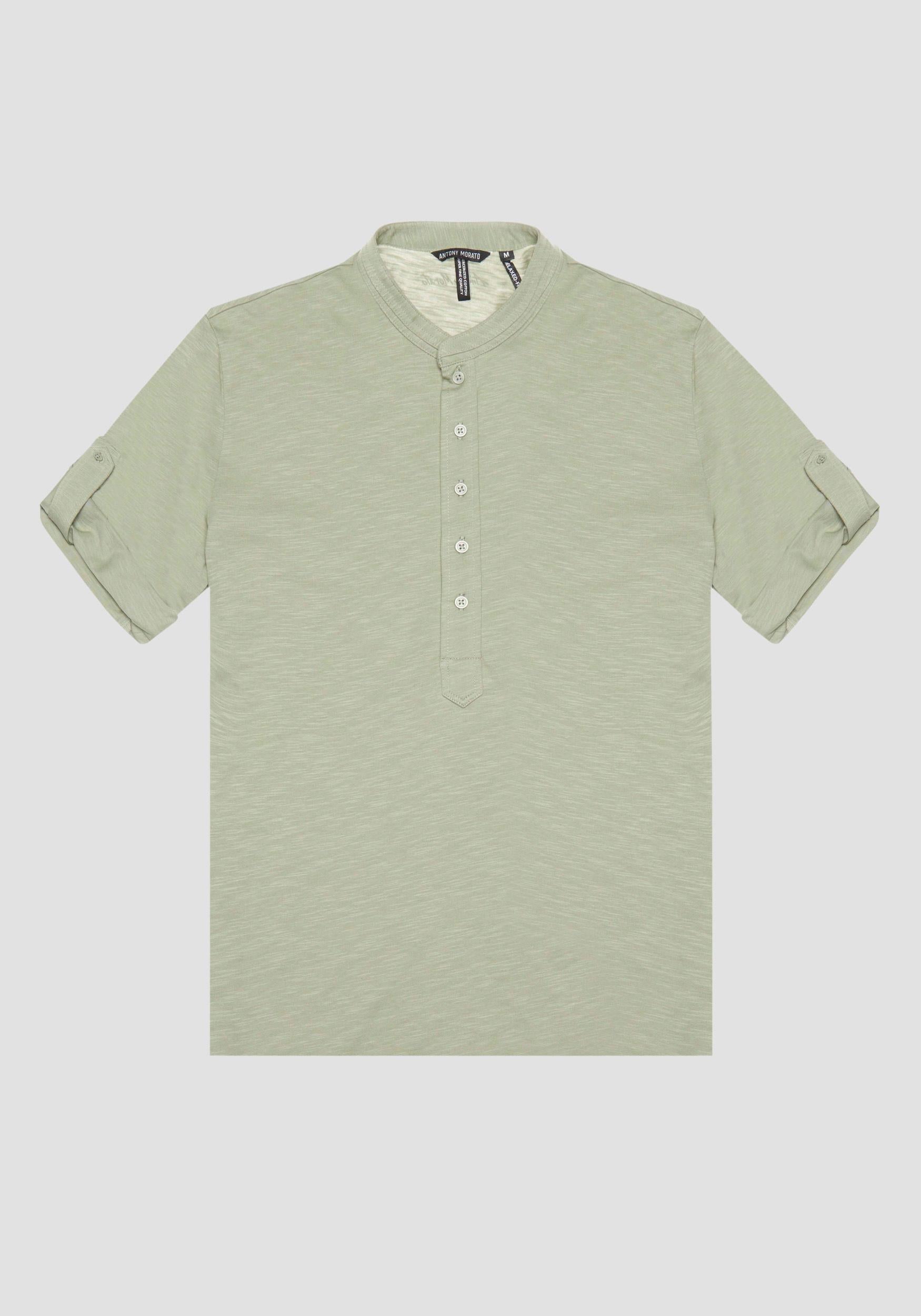 T-SHIRT REGULAR FIT IN COTONE 