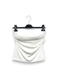 LOVEme Top a fascia con coppa e drappeggio al lato