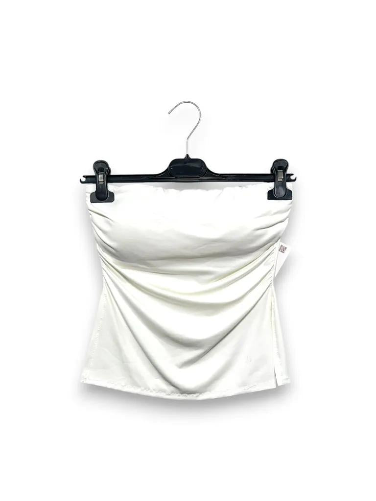 Top a fascia con coppa e drappeggio al lato 