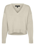 VERO MODA VMGOLD LINK LS V-NECK CROPPED PULL. GA