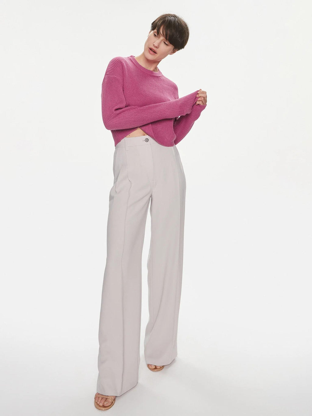 ONLMALAVI L/S CROPPED PULLOVER KNT NOOS 