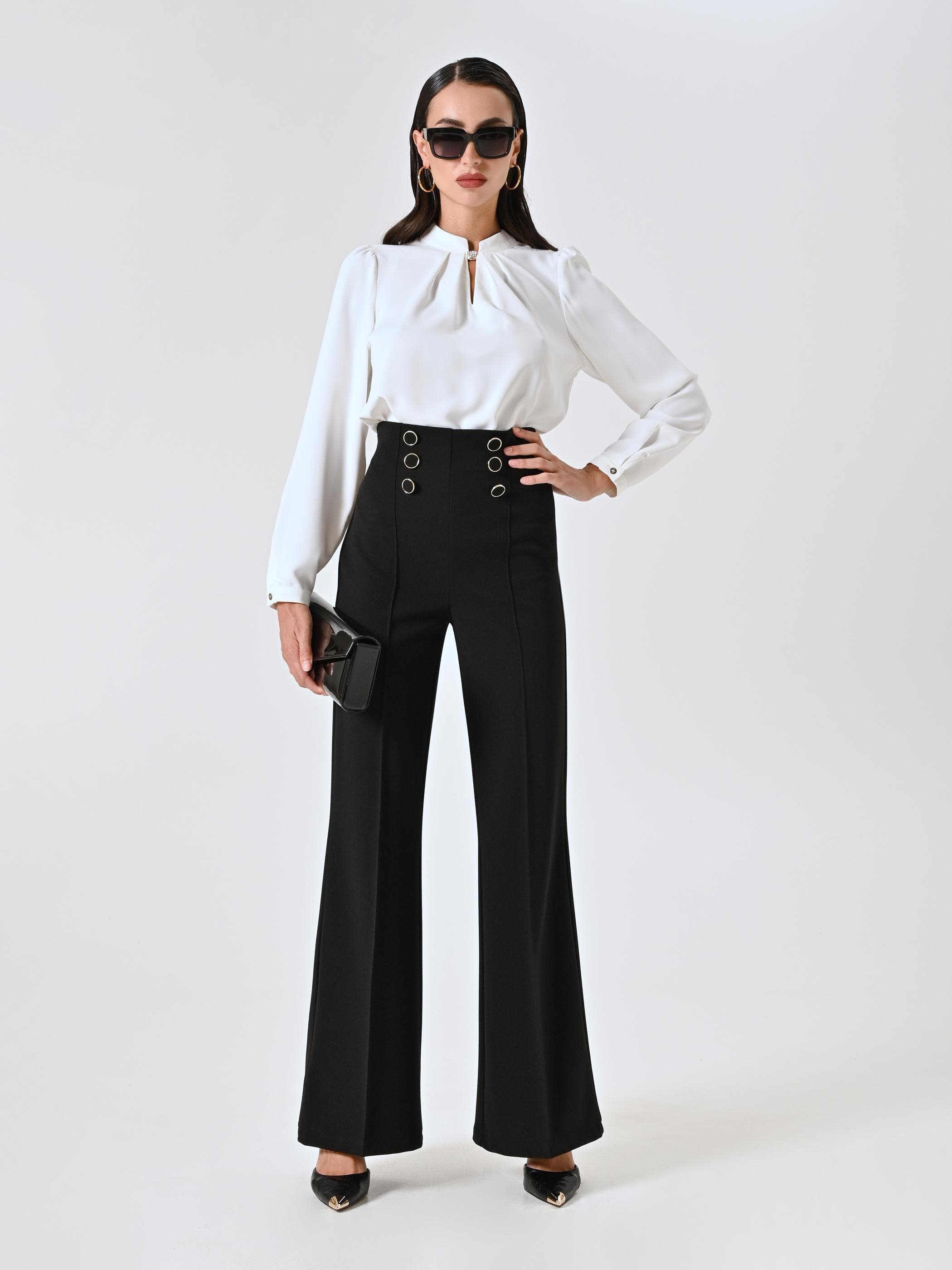 CFC 20068 B-PANTALONE 6 BOTTONI SCUBA 