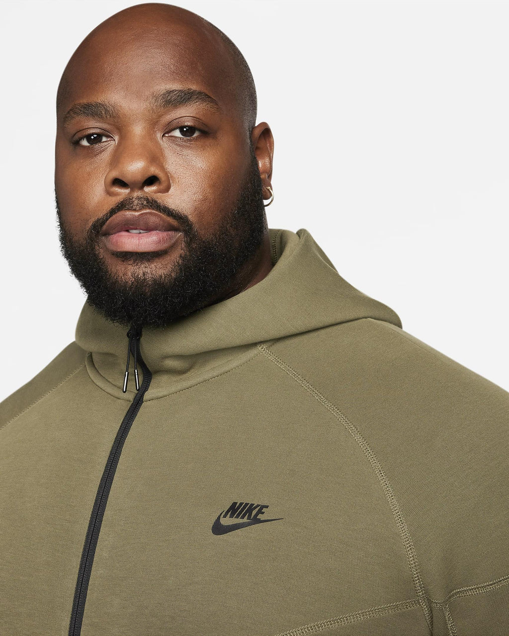 M nk tch flc fz wr hoodie 
