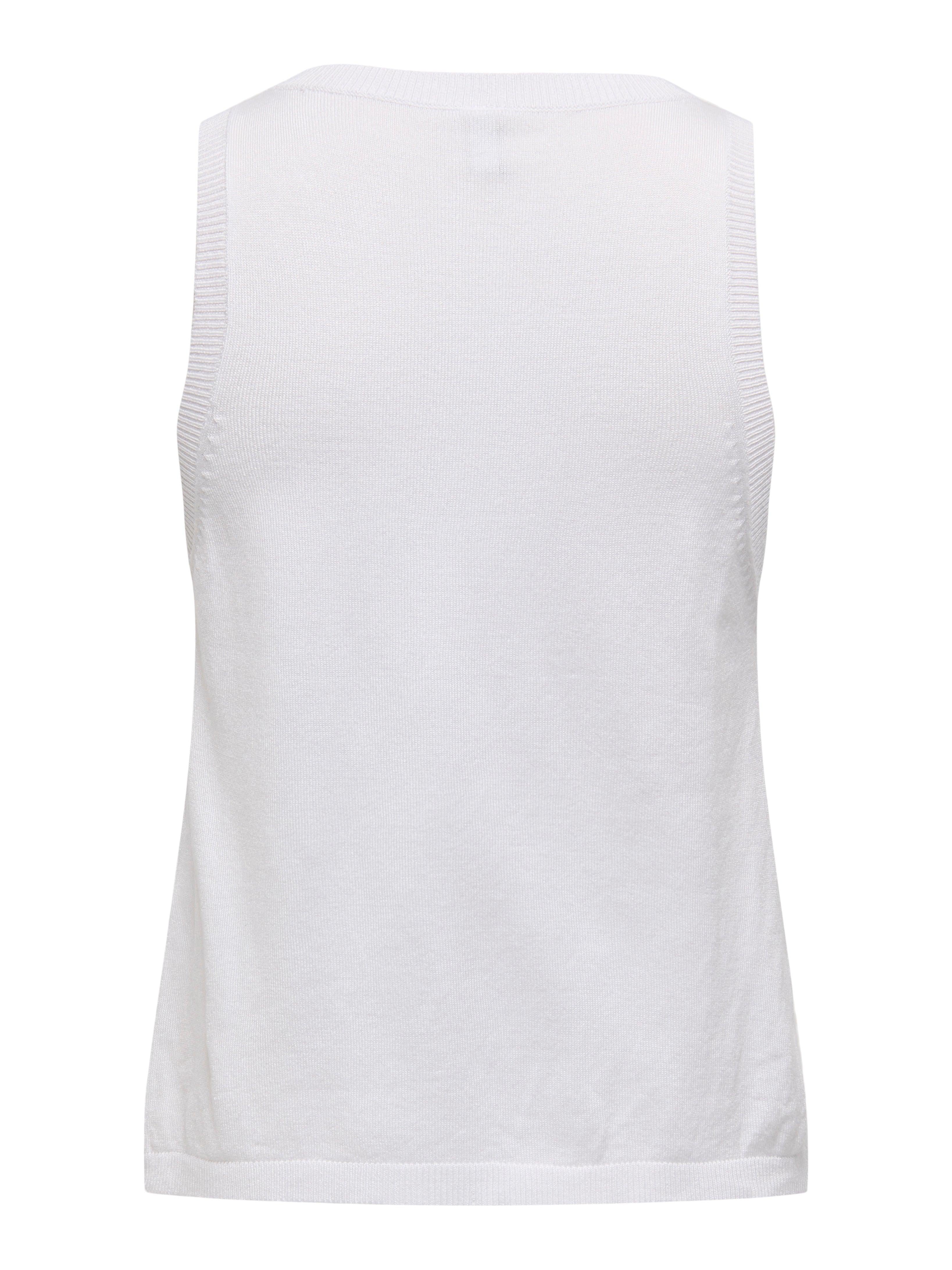 ONLANTONIA SL VEST KNT 15347804/Bright White ONLY