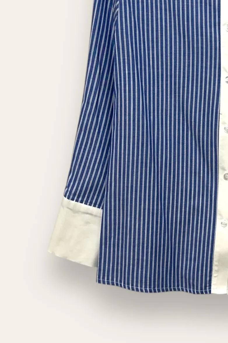 Camicia a righe CL-10684-CL-3517/Blu Jeans LOVEme