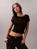 CALVIN KLEIN JEANS WOVEN LABEL 2X2 BABY