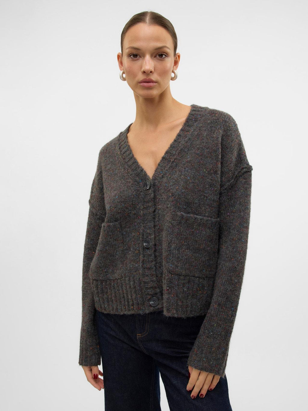 10314095/Dark Grey Melange VERO MODA