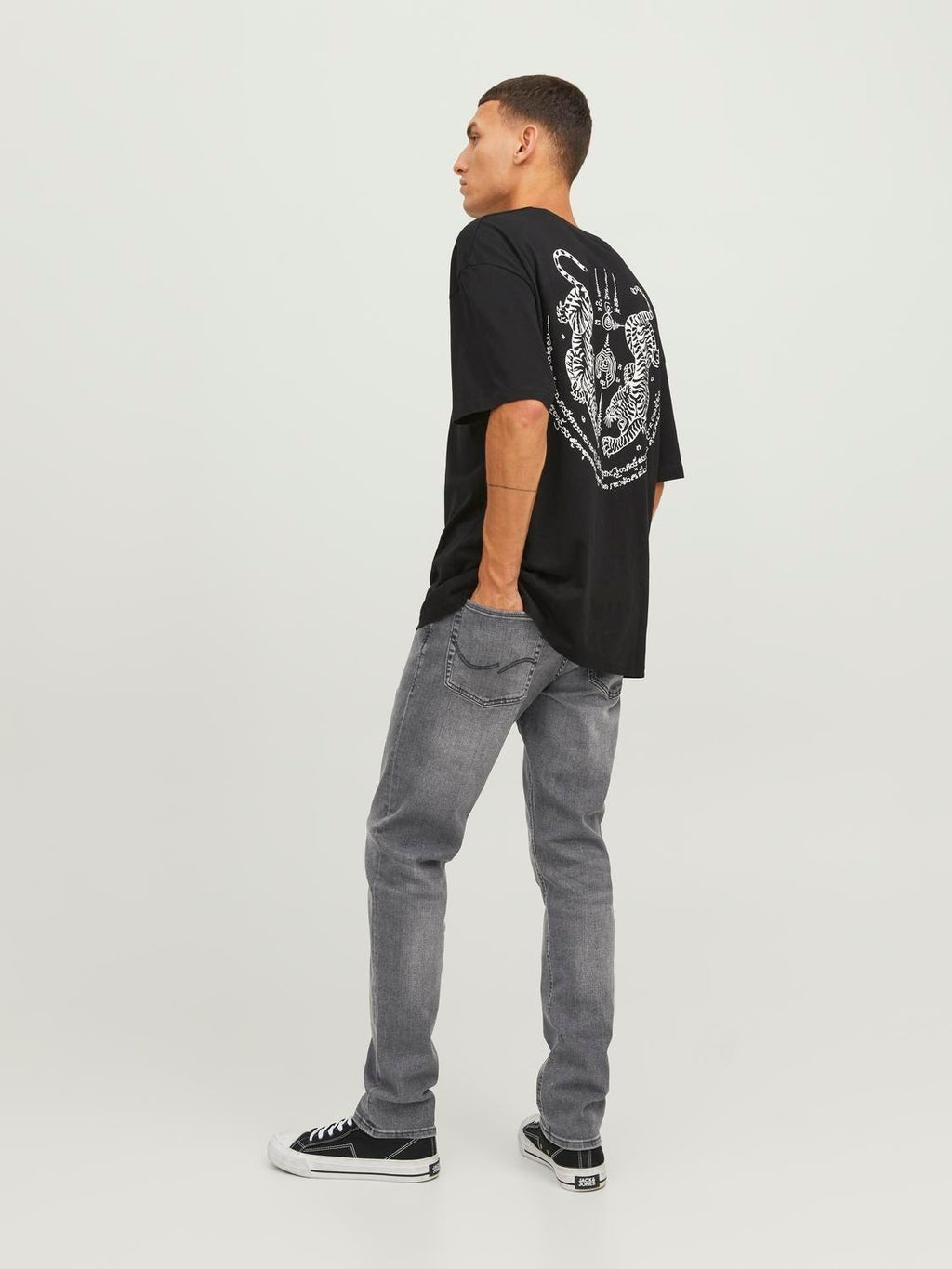 12243599/Black Denim JACK AND JONES