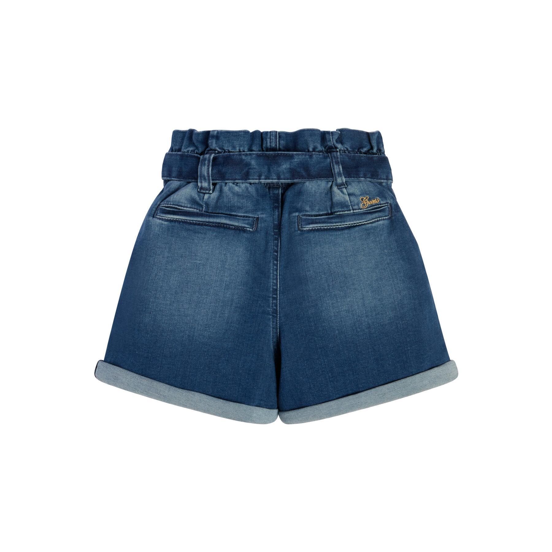 STRETCH DENIM SHORTS 