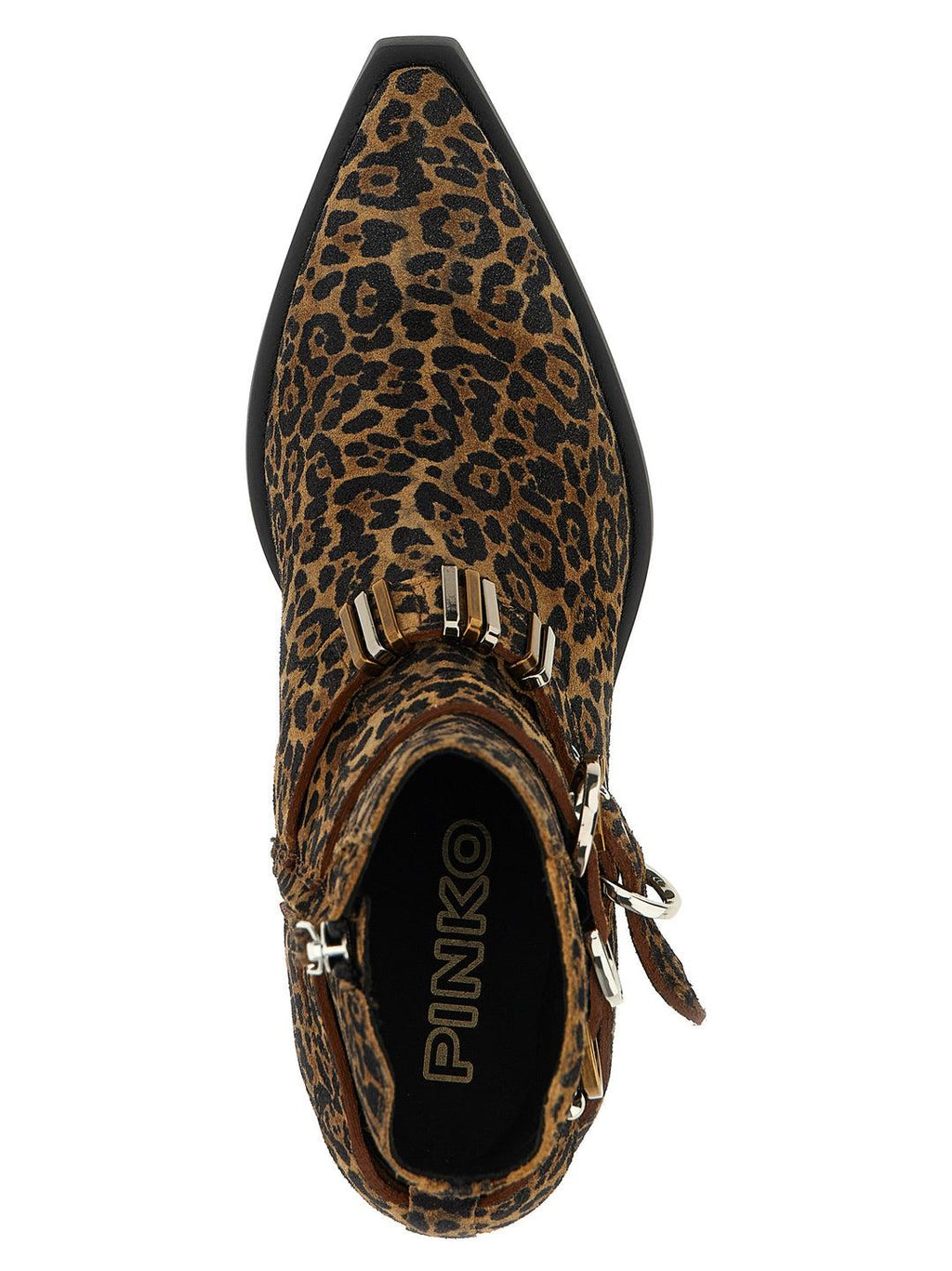 TEX 13 - ANKLE BOOT PRINTED COW SUEDE SD0343P088/M36 PINKO