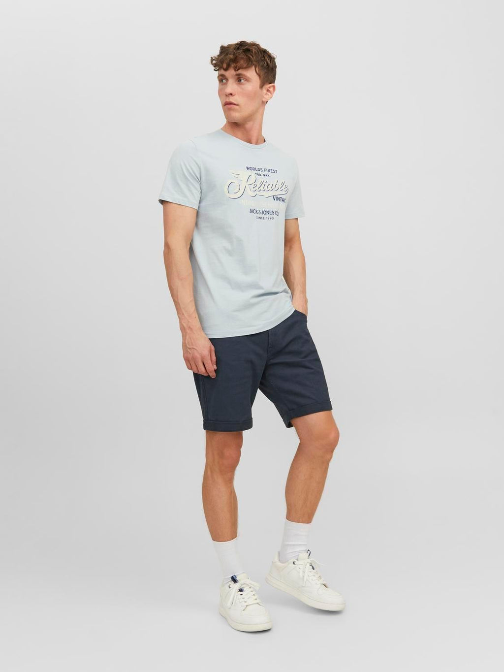 12165892/Navy Blazer JACK AND JONES