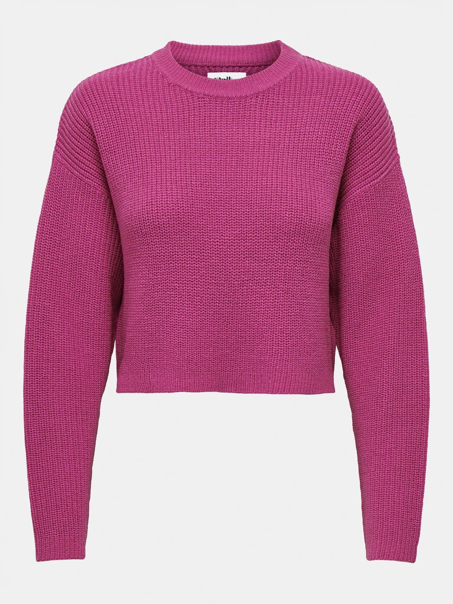 ONLMALAVI L/S CROPPED PULLOVER KNT NOOS 