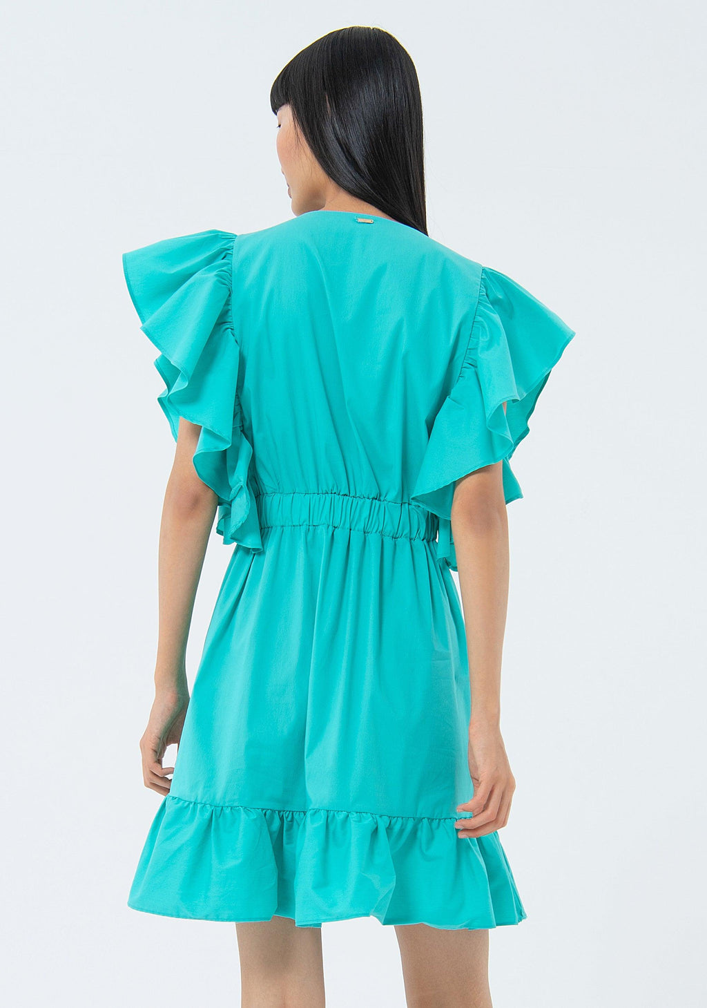 MINI DRESS TURQUOISE 