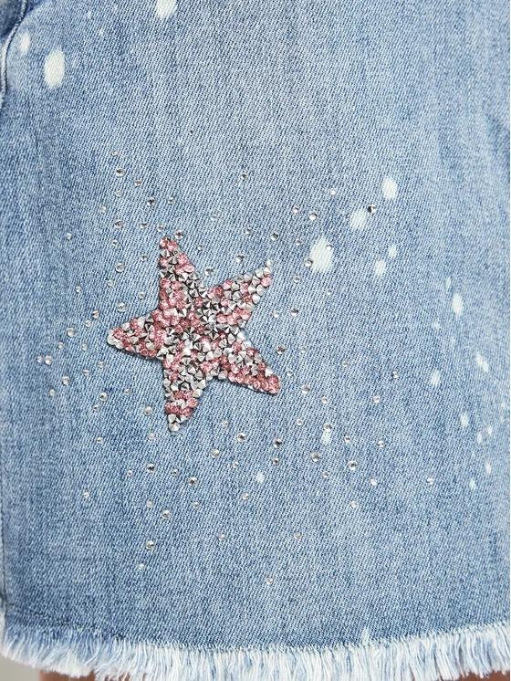 DENIM SKIRT J1GD14D4CA0/TOBW GUESS