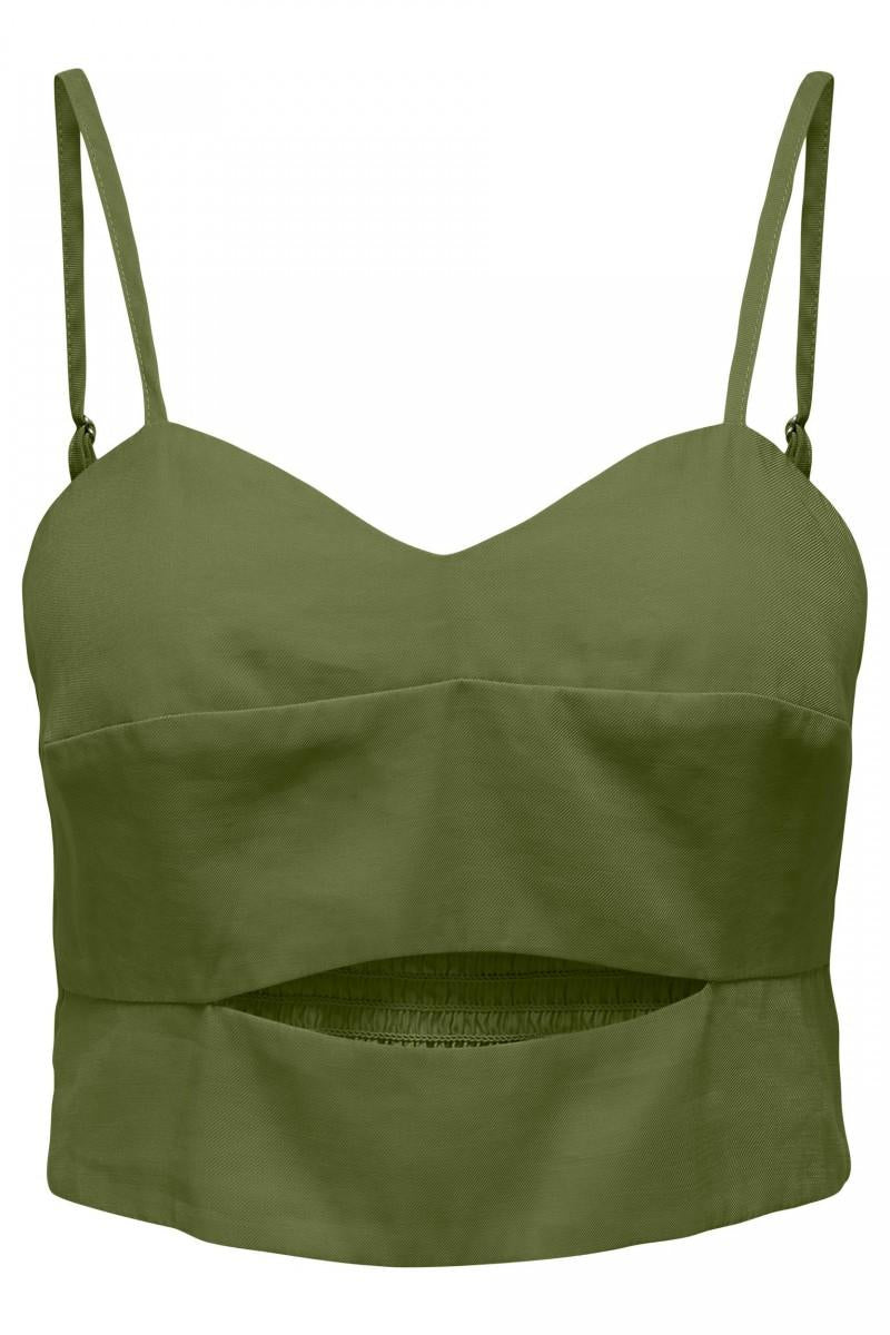 ONLMAGO LIFE STRAP CROP TOP PNT 