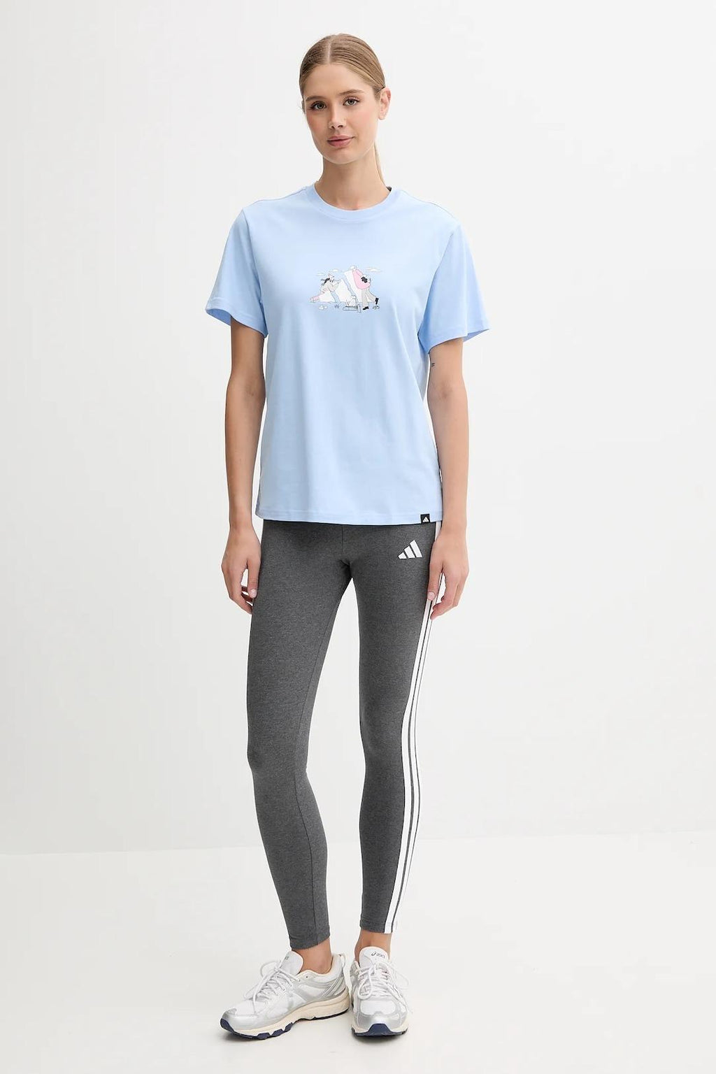 W 3S SJ LEG DGREYH/WHITE 