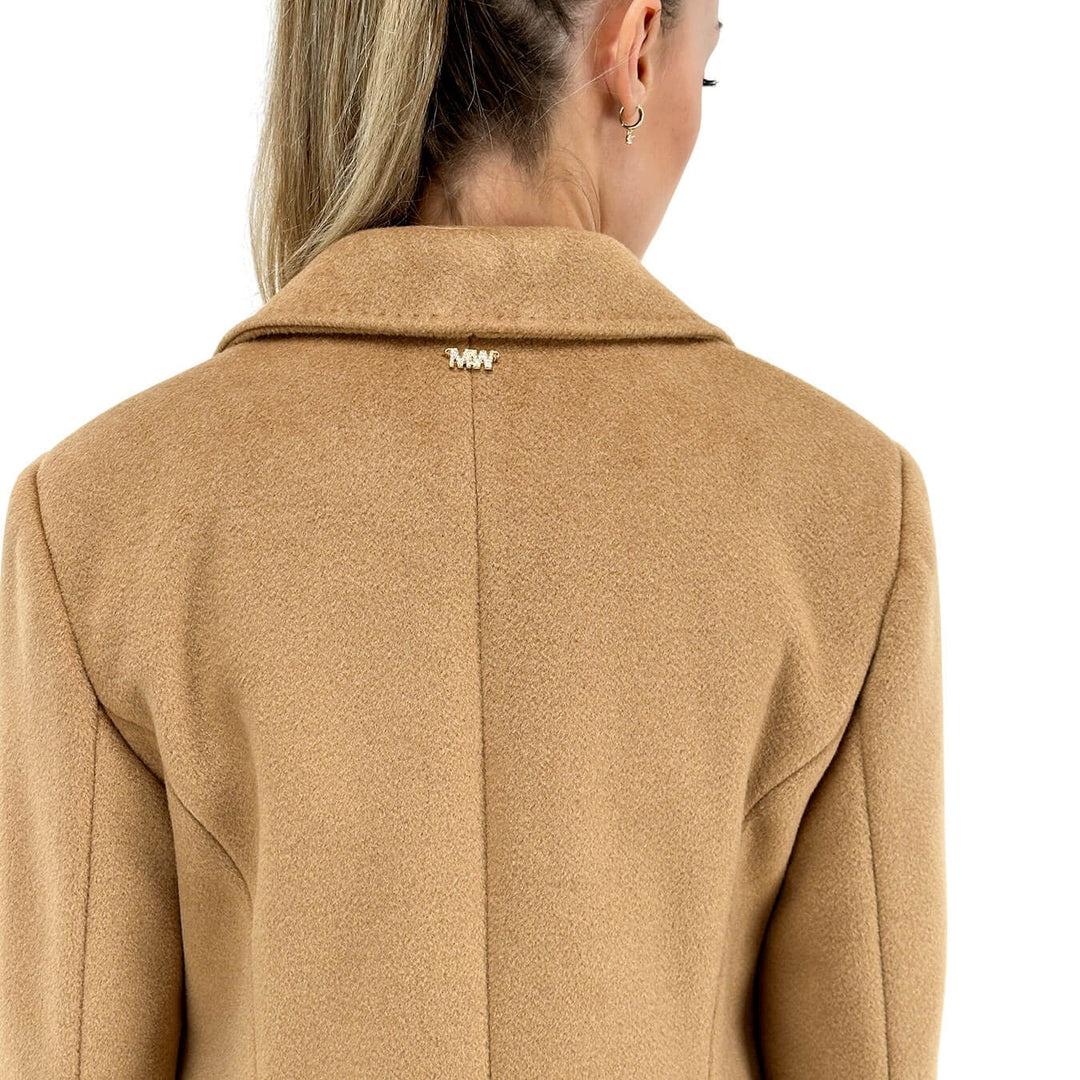 CAPPOTTO IN PANNO COLLO REVERS MW9640601/CAMMELLO MARKUP
