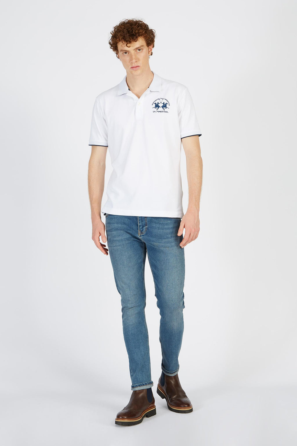 MAN POLO S/S PIQUET PIQUET STR CCMP01-PK001/00001 LA MARTINA