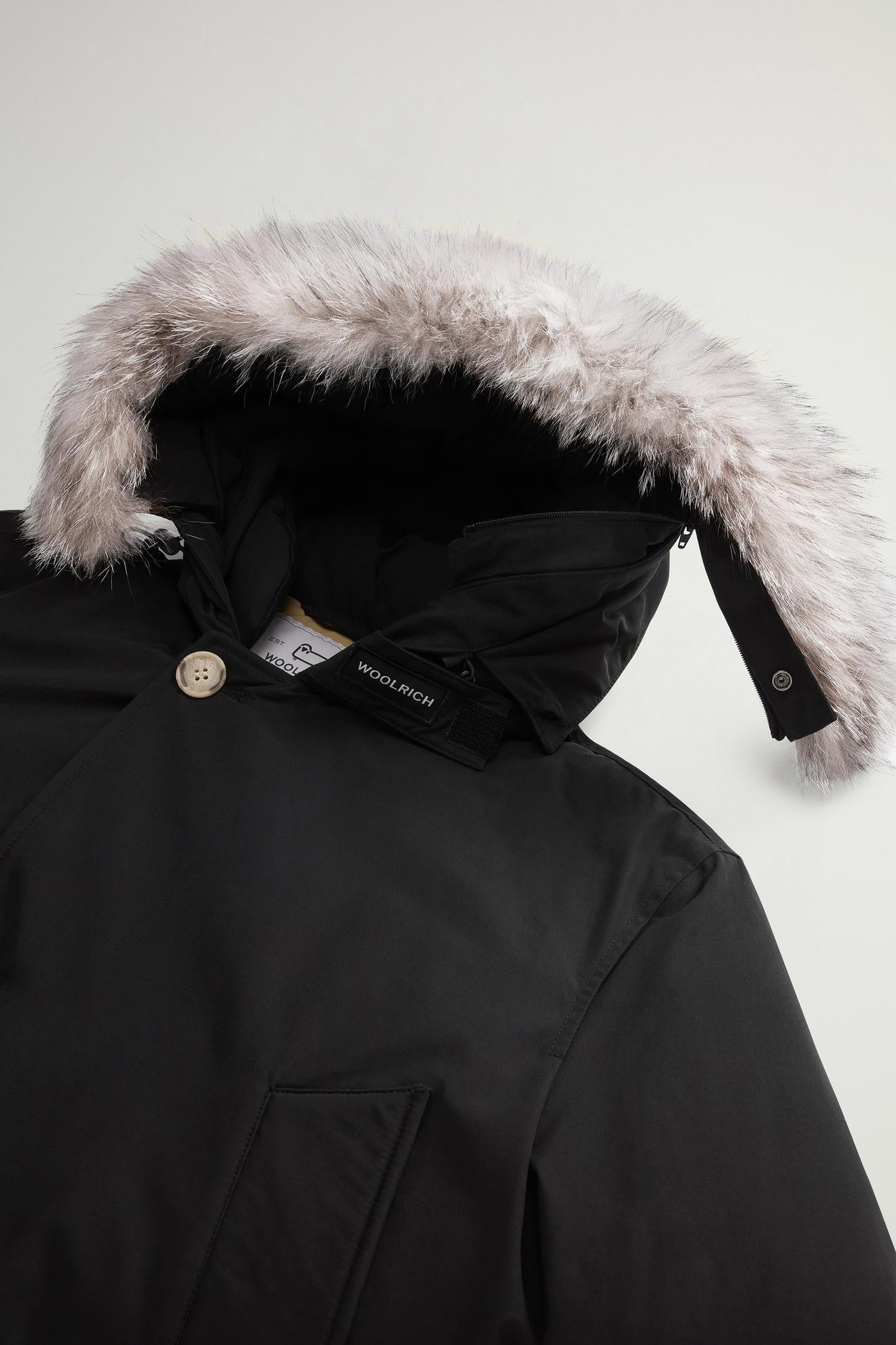 ARCTIC DETACHABLE FUR ANORAK CFWOOU0484MRUT0001/BLK WOOLRICH