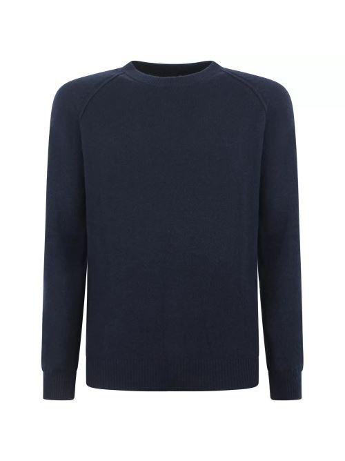 MAGLIA GIRO WOOLMERE M223P202WOOLMERE/DARK BLUE 701 LIU JO