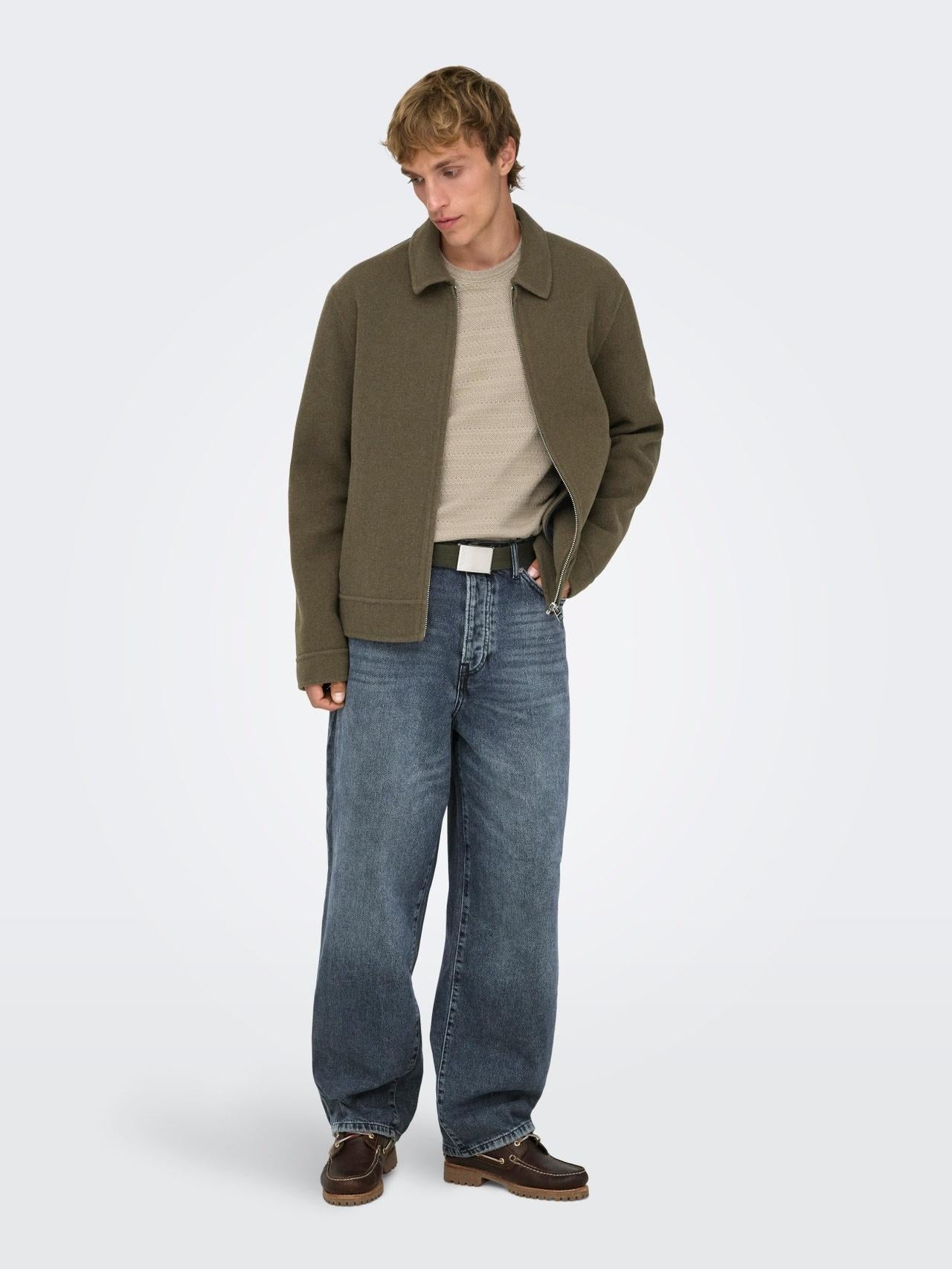 22032333/Blue Black Denim ONLY&SONS