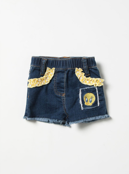 SHORTS JEANS CON VICHY FE 
