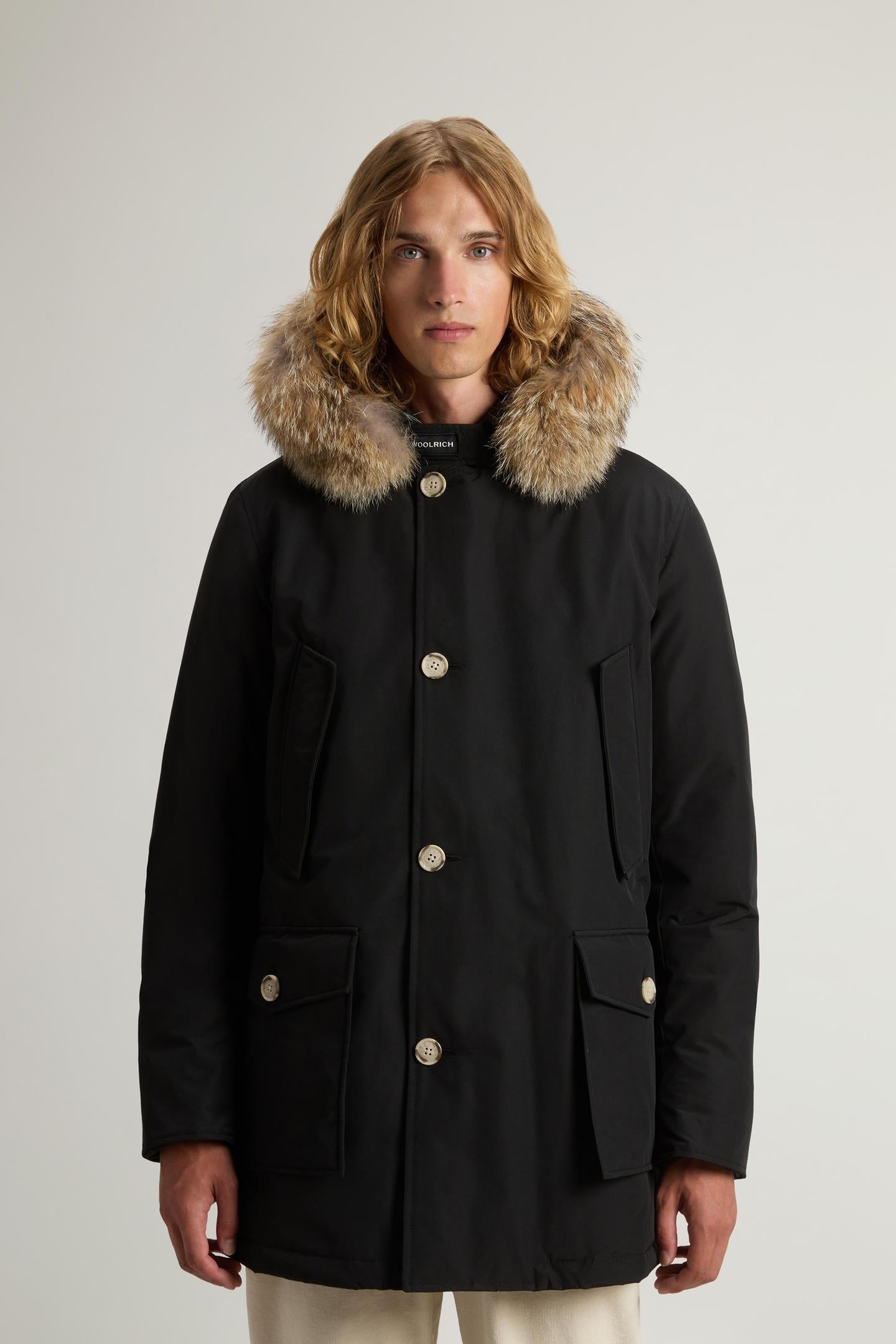 ARCTIC DETACHABLE FUR PARKA CFWOOU0482MHUT0001/BLK WOOLRICH