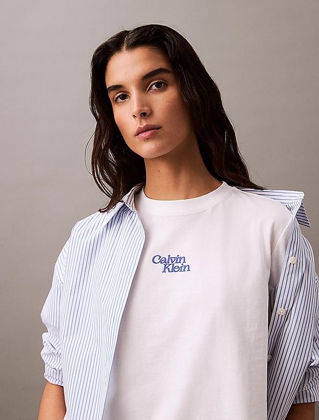 SS FLOCKED LOGO CN T LV047B851G/YAA CALVIN KLEIN JEANS