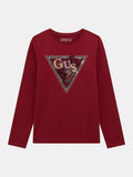 GUESS LS T-SHIRT W/SEQUINS
