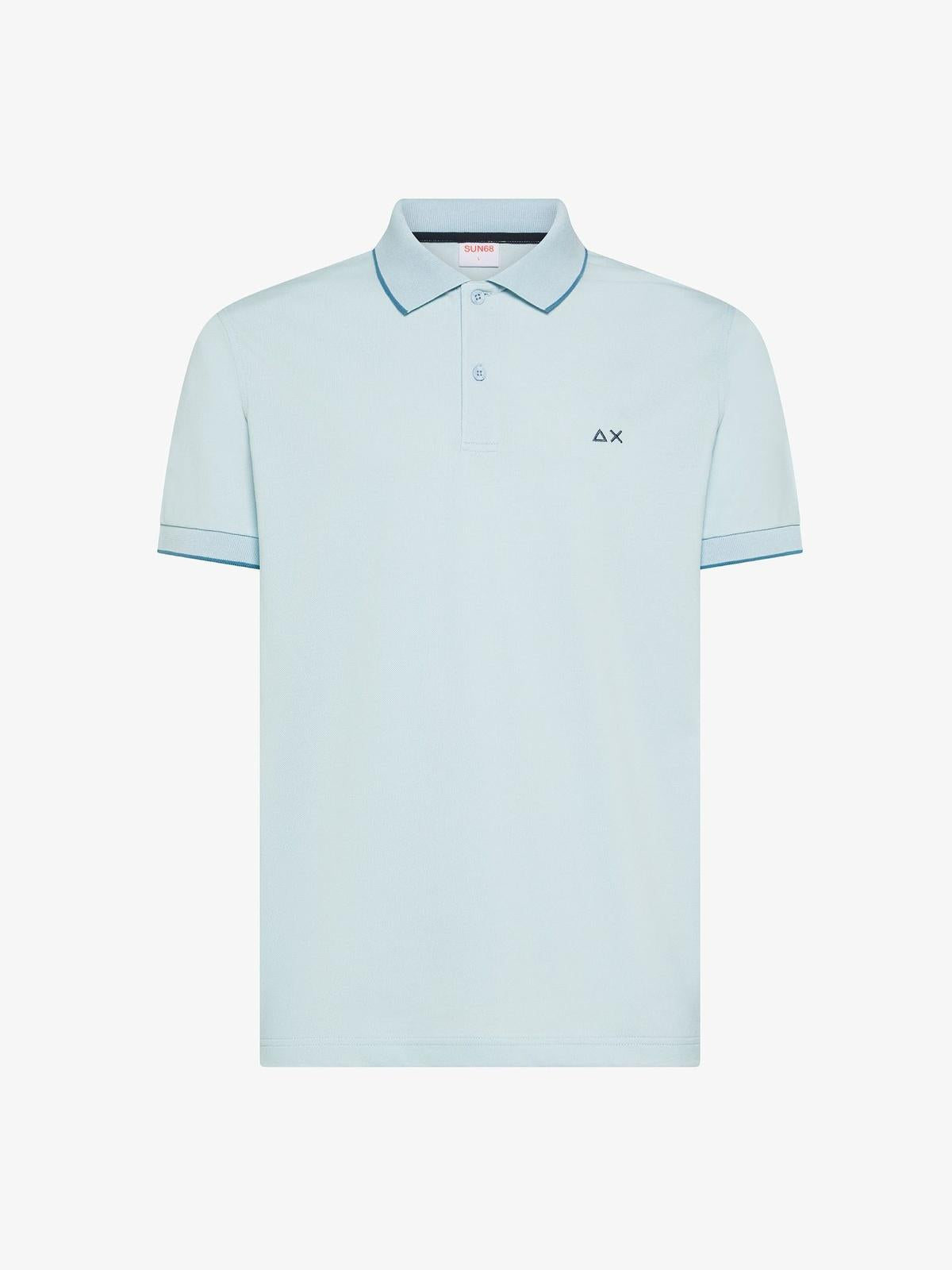 POLO SMALL STRIPE ON COLLAR S/S 