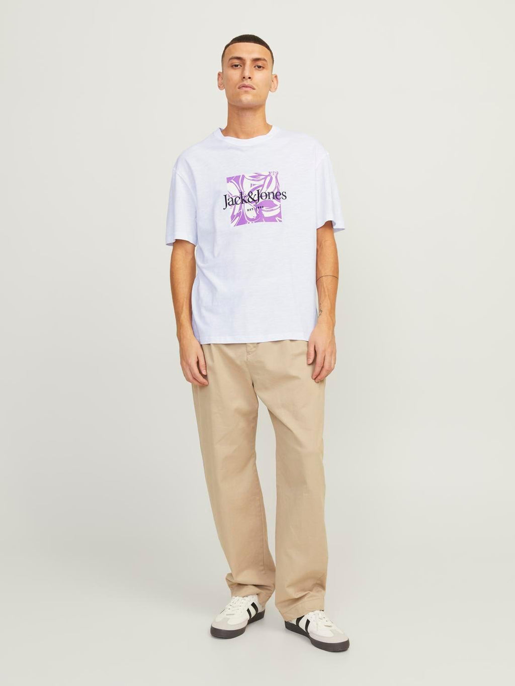 12250436/Bright White JACK AND JONES