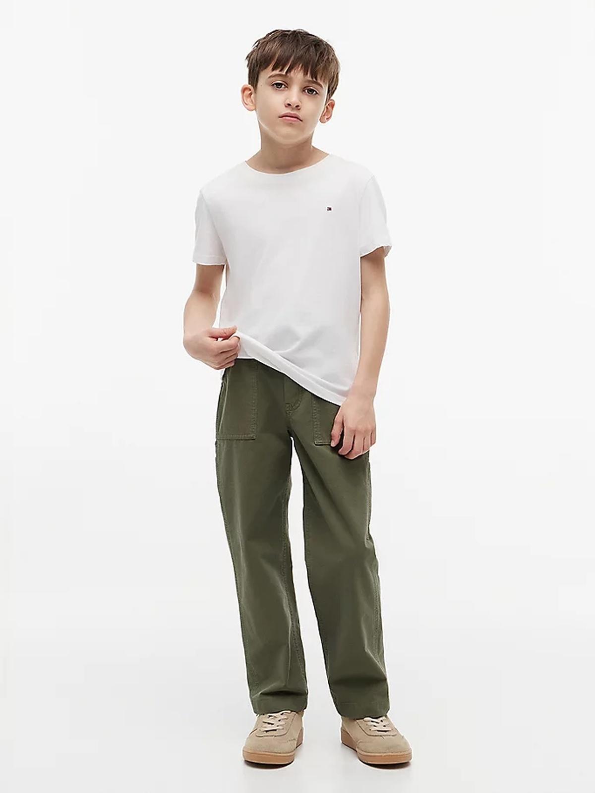 BOYS BASIC CN KNIT S/S 