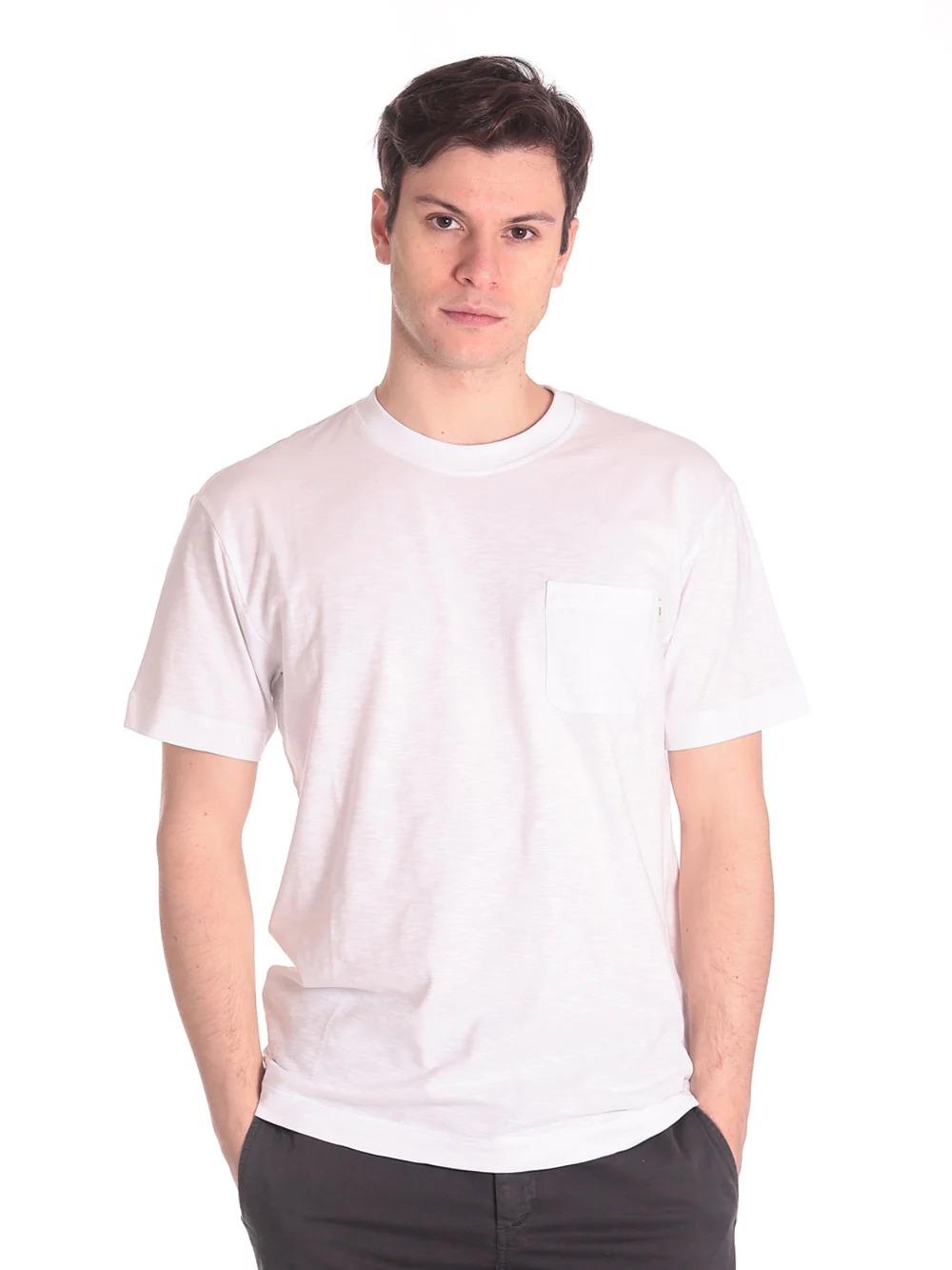 T SHIRT GIRO MC C/TASCHINO FLAMEPOCKET 