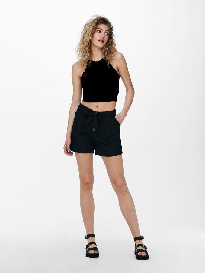 ONLVIVA LIFE HW BELT SHORTS PNT NOOS 