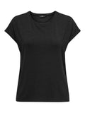 ONLCLAUDIA S/S GLITTER STRIPE TOP JRS 
