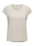 ONLY ONLCLAUDIA S/S GLITTER STRIPE TOP JRS