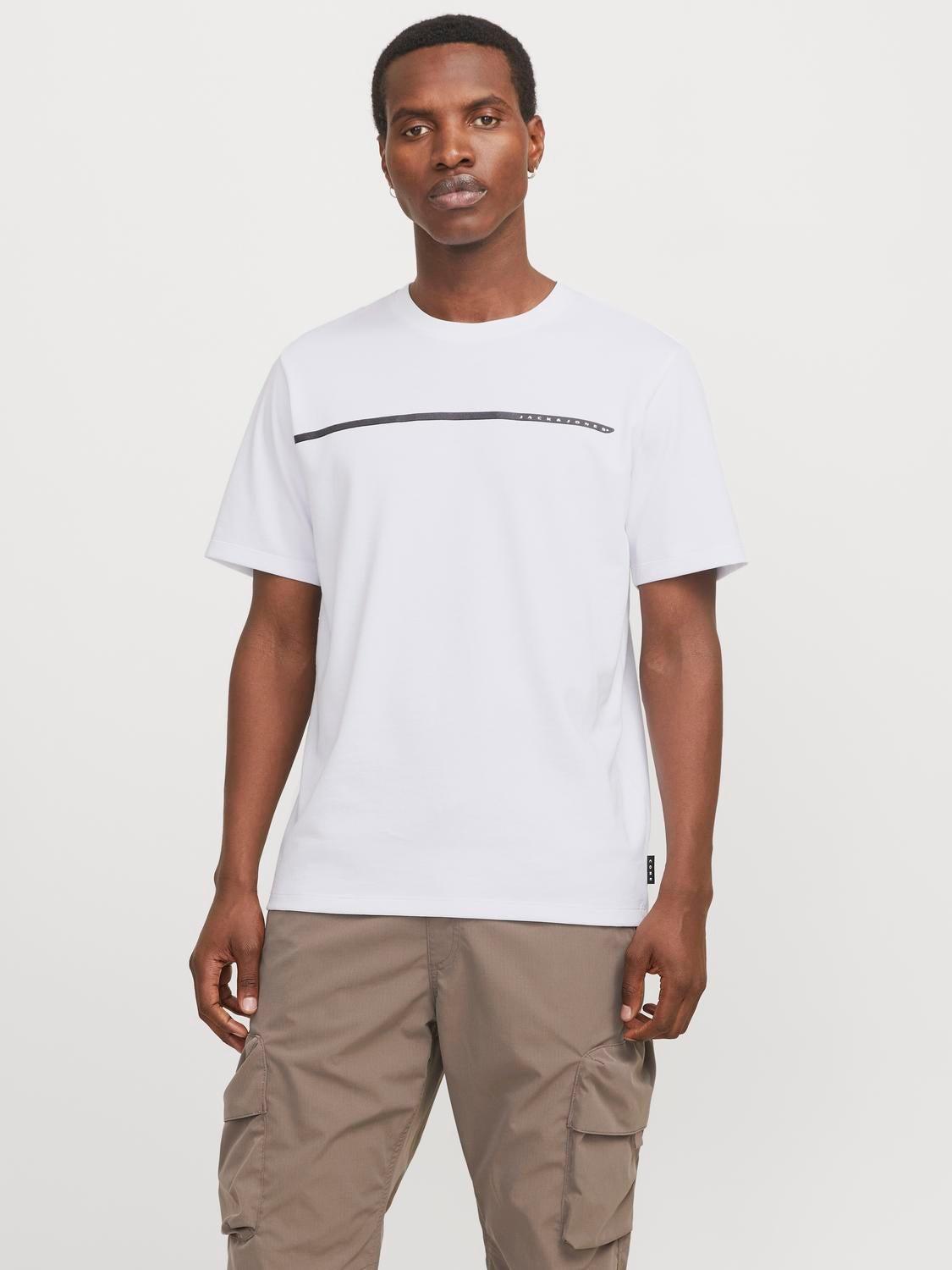 12273120/Bright White JACK AND JONES