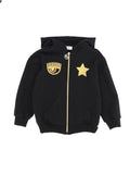 CHIARA FERRAGNI HOODIE APERTA EYESTAR GOL