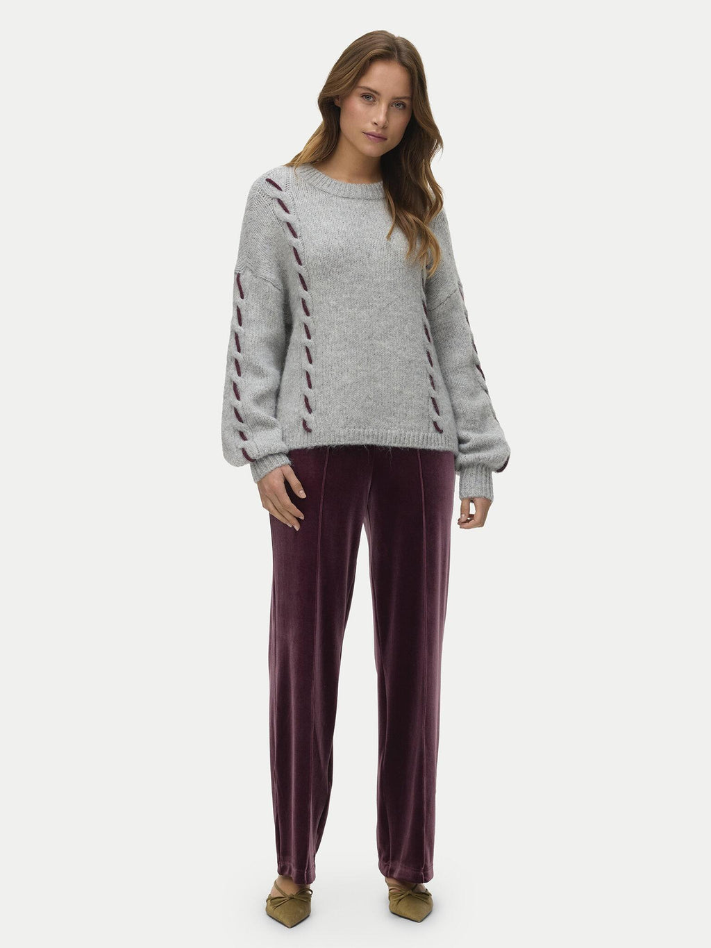10334866/Light Grey Melange VERO MODA