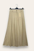 Palazzo trousers in embossed viscose