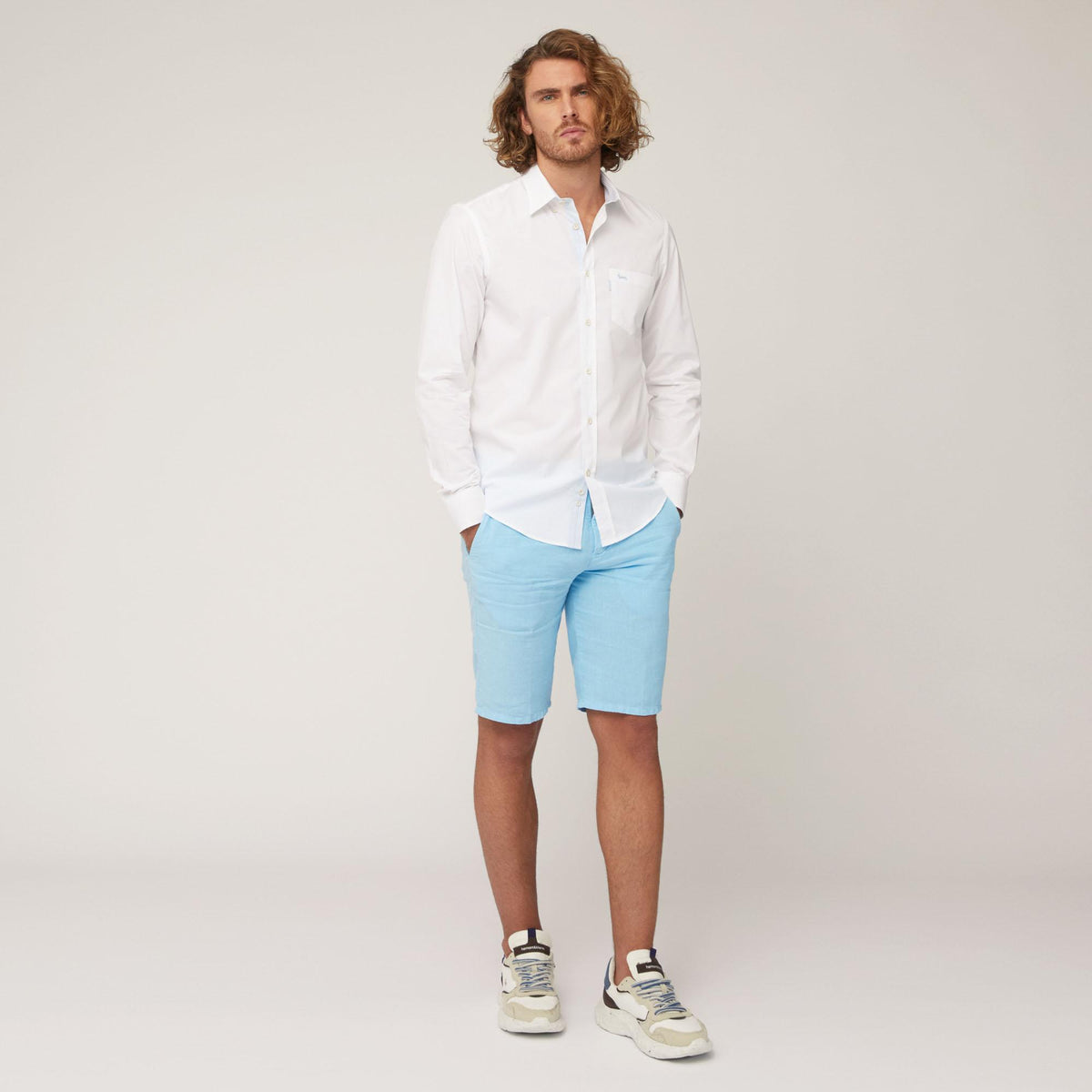 CAMICIA UOMO IN COTONE 