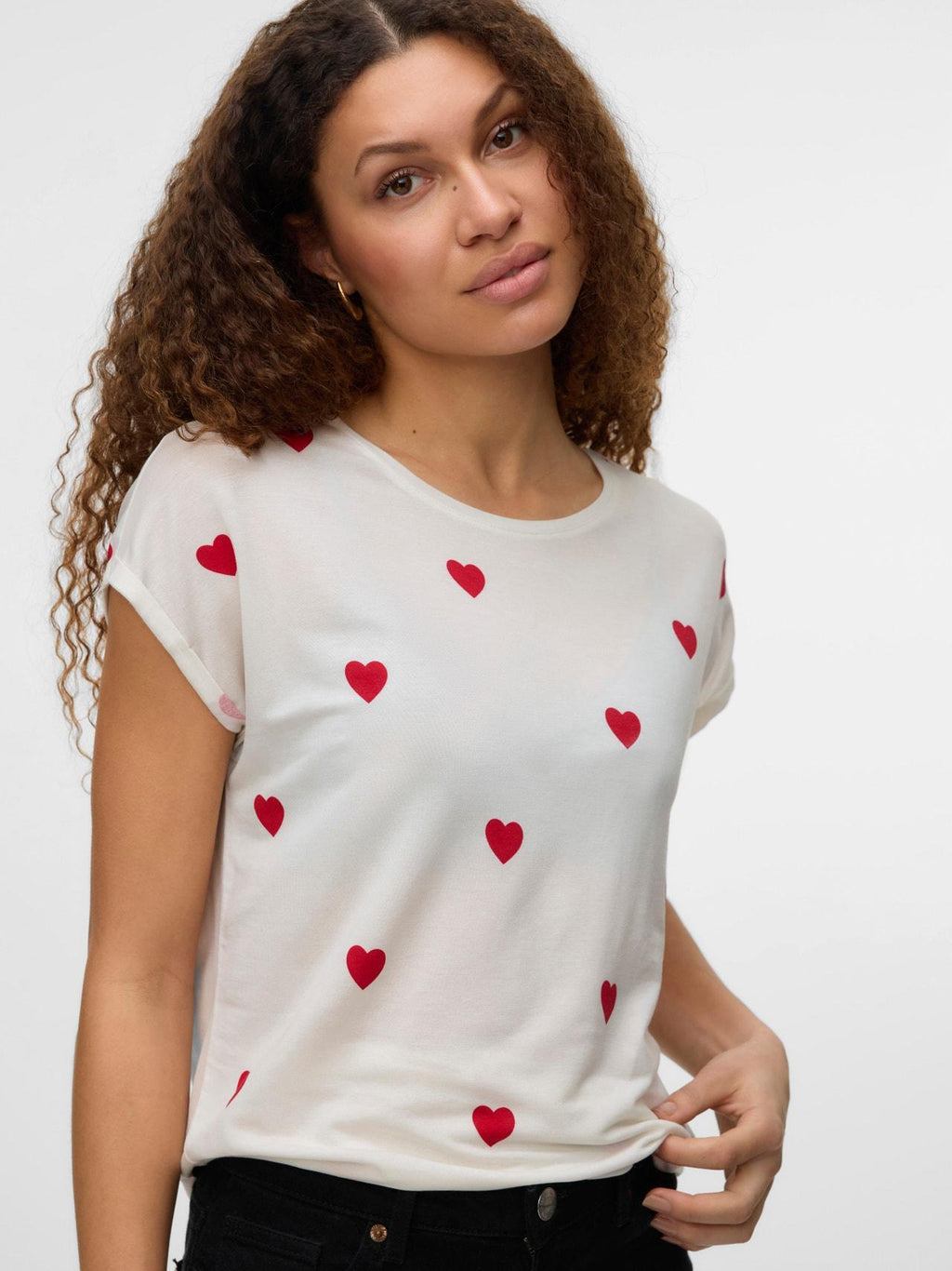 10214302/Snow White RED SALSA VERO MODA