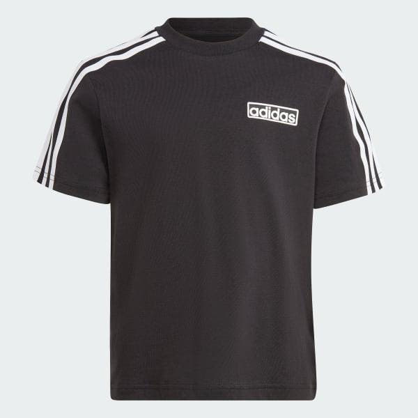SHORT TEE SET       BLACK/WHITE 
